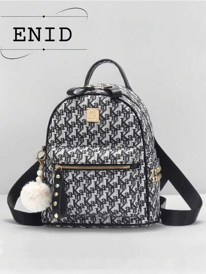 韩版时尚小背包，秋冬新款，时尚印花女士背包，大容量，实用妈妈包