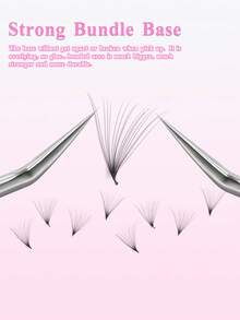 500 Fans D Curl 10D/12D/14D/16D/20D/30D Black Pramde Fans Lashes Hand Made Premade Loose Fans Eyelash Extensions - D - View 4