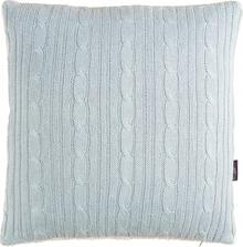 Almohada de Punto Trenzado con Respaldo Sherpa, 18 x 18 Pulgadas - Azul - Ver 7