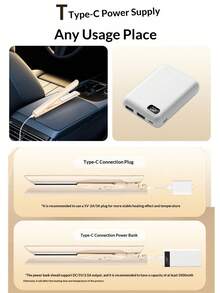 Mini Wireless Non-Rechargeable Hair Straightener & Curler 2-In-1, Low Power, Small Plates, USB Powered (Non-Rechargeable), Warm Reminder