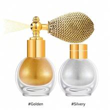 2件装闪亮身体高光喷雾套装，包含替换装、全息闪粉多色面部彩妆、闪粉，适用于圣帕特里克节、圣诞节、音乐节、新娘派对、节日庆典等场合。 - 彩色 - 查看 13