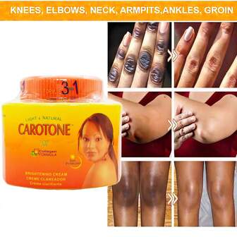 Crema de zanahoria Carotone Natural Glow de 330ml, con extracto de zanahoria y colágeno para una piel suave y con aspecto saludable