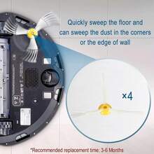 Las piezas de reemplazo de la serie irobot roomba 600 incluyen cepillos de tambor, cepillos laterales, filtros, tornillos y herramientas de limpieza. Accesorios para robots de barrido - Multicolor - Ver 7
