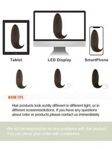 Ponytail Extension – 14" Claw Clip In Ponytail Hair Extensions Natural Soft Synthetic High Pony Tail Hairpieces For Women - Multicolor - View 10