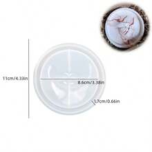 DIY Clay Mold Lip Incense Plate Resin Mold Lip Plate Ashtray Daily Storage Plate Silicone Mold - White - View 3