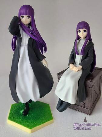 Fern-Frieren：超越旅程终点 动漫 PVC 手办 收藏装饰玩具 适用于汽车/桌面/家居装饰 PVC 手办雕像 或粉丝礼物/收藏品，装饰品 适用于电脑机箱/花园/蛋糕装饰