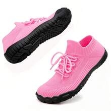 Ladies' Casual Shoes, Sports Shoes, Hiking Shoes, Camping Shoes, Fitness Shoes, Suitable For Indoor And Outdoor Gym Use. The Upper Is Comfortable Andable, The Insole Is Comfortable And Soft, And The Sole Is Slip-Resistant And Breathable. - Pink - View 6