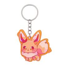 pocket monsters 1个/9个宝可梦系列钥匙扣，时尚百搭的钥匙扣、包包配饰和时尚百搭的吊坠