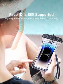 5个/2个/1个通用防水手机袋，通用夜光防水手机包，防水手机壳，兼容16 15 14 13 12 11Pro Max XS Plus Galaxy S22 S23手机，最大7.0英寸