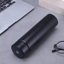 1pc Stainless Steel Water Bottle With Digital Temperature Display, 500ml/16.91oz , Suitable For Outdoor Activities, Travel, And Fitness - Portable Outdoor Fitness Tea Cup - Multicolor - View 8