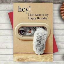 1pc Unique Birthday Card, Best Family And Friends, Happy Birthday Card With Envelope, Unusual Things, Cute Aesthetic Items - 隨機的 - 查看 10