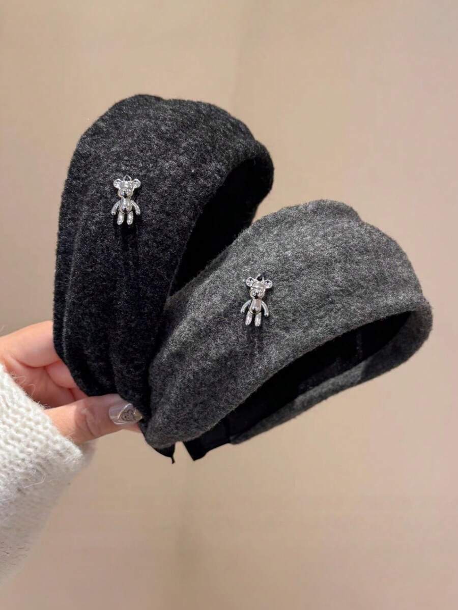 1pc Children's Minimalist Fashion Anti-Slip Headband, Versatile & Elegant Hair Accessory For Girls - Multicolor - View 1