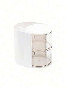 1pc Multi-Layer Rotating Storage Box, Can Be Used To Store Hair Clips, Hair Accessories, Hair Ties, Makeup Sponges, Jewelry, Rings, Dust-Proof Storage - Multicolor - View 15