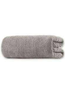 柔软、吸水、不掉毛的珊瑚绒毛巾套装（轻薄），方便居家、情侣使用、吹发、洗脸、沐浴。选项：1 条 34 英寸 X 75 英寸手巾或 1 条 70 英寸 X 140 英寸浴巾或 1 条 40 英寸 X 80 英寸大手巾或 1 条 90 英寸 X 170 英寸大浴巾淋浴毛巾，适用于美容院、酒店运动、家居必需品、毛巾、皮肤护理 - 灰綠 - 查看 12