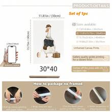 1pc Canvas Wall Art Retro Forest Theme Nursery Wall Art_Bohemian Style Nursery Decor Nursery Supplies Framed Nursery Wall Art Perfectly Suited For Children's Room Decor, Playroom Decor Children's Room Decor Nursery Decor, Playroom Decor, Preschool Decor, Girls' Bedroom Girls' Room Decor Children's Room Decor Boys' Bedroom Boys' Room Decor Girls' Bedroom Decor