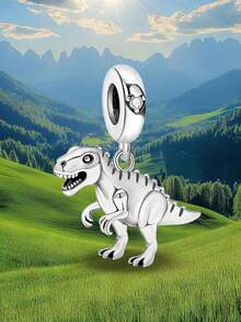 1颗霸王龙吊坠珠，适合女士手链、手镯DIY饰品制作及日常穿搭装饰。 - 兇猛霸王龍 - 查看 7