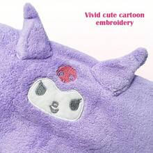Khăn MINISO Sanrio Kuromi đã có mặt! Khăn bông mềm mại và thấm hút tốt, cực kỳ thoải mái để rửa mặt và lau khô người tại nhà (1 chiếc) - trắng - Xem 5