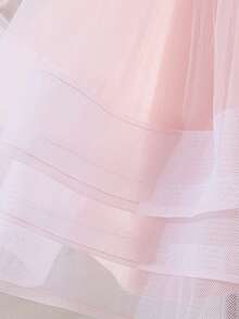 Đầm dự tiệc cưới cho bé gái thanh lịch, không tay, kiểu công chúa bồng bềnh với nơ lớn, phù hợp cho tiệc tốt nghiệp, lễ sinh nhật, đầm bé gái. - Hồng - Xem 6