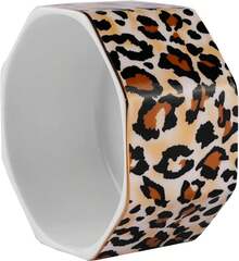 Ceramic Paper Clip Holder Gold Line Paper Clip Dispenser Organizer For Desk Cute Floral Pattern Office Binder Clip Holder Bobby Pin And Hair Clip Holder Gift For Office Mint Flowers - 棕色 - 查看 3