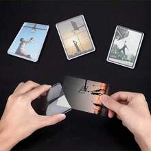 Hard Plastic Card Sleeves - Transparent Baseball Card Protector & Photo Card Storage Box Small Card Holder, Durable Trading Card Protector With Binding Accessories, Suitable For Collectors And Game Card Use, Transparent Card Clip Protector, Suitable For Collecting Game Cards, Top Loader, Suitable For Trading Cards, Plastic Card Sleeves, Suitable For Baseball, MTG, Sports Card Sleeves - Card Holder - View 6