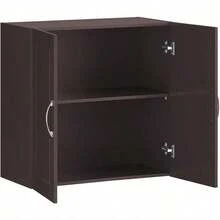 SoBuy Mueble Flotante para Baño Muebles de Baño Armario de Pared para Cocina Armario de Almacenamiento Colgante con Estantes Ajustables Marrón FRG231-BR - Multicolor - Ver 4