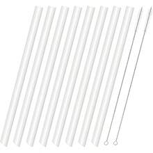 Straws IceFlow Flip Straw Tumbler 30oz/64oz U2013 8 Straws+ 2 Cleaning Brush Not Flow 2.0 Flip Tumbler - 無色 - 查看 7