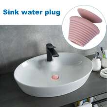 1 pieza Tapón de drenaje de bañera de silicona, atrapapelos y tapón de fregadero 2 en 1, material de silicona flexible, efectivo para atrapar cabello y residuos, duradero y reutilizable, protector de drenaje anti-obstrucción para baño y cocina, fácil de instalar - Multicolor - Ver 9