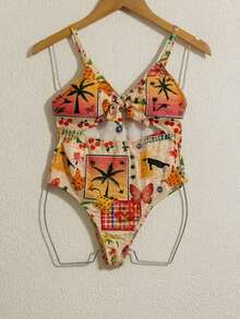 Swimsuit, Knot, Beach, Summer, Body, Beach Fashion - Farn - View 1