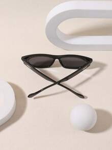 1 PC Women's Vintage Cat Eye Frame,Solid Color Frames Sun Protection Polycarbonate Fashion Glasses For Outdoor - Multicolor - View 9