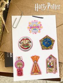 Harry Potter 30 st. Honeydukes magiska sötsaker klistermärkespaket, 5 mönster tandflisande kolor exploderande konfektyrer chokladgrodor bubblor whizbees sockerpennor, vinyldekaler för laptop vattenflaska bagage telefon, Wizarding World snacks klistermärken [Officiellt licensierade] - Multifärgad - Visa 3
