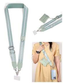 Comfort Fit Phone Detachable Shoulder Strap, Convenient Detachable Clip-On Strap, Can Be Used As Shoulder Bag Or Crossbody Bag, Multi-Purpose Adjustable Strap Women Wallet Wallet Purse Wallet, Spring Easter Gift Birthday Party - Multicolor - View 5