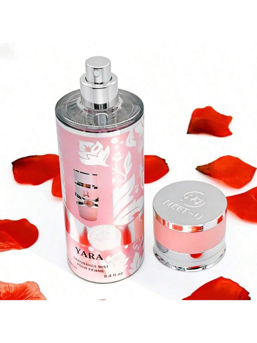 Spray de Fragrancia para Mujer 250ml (Estilo Rosa-Blanco)