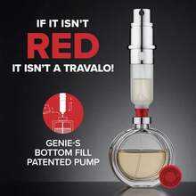 Travalo Classic HD Perfume Atomizer - Leak-Proof And TSA Approved For Air Travel - Reusable, Airtight, Easy-Fill Mini Pump Sprayer - Lightweight, Elegant Design W_Volume Window - Gold 017oz - ColorA - 查看 4