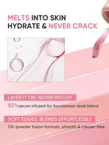 JUDYDOLL 液体腮红精华，杏花液体腮红高光，仙人掌果凝胶润色膏，全新爆款保湿润色膏，裸色日常妆容 - #04 Rosewood - 查看 6