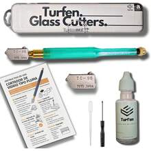 Cortador de Vidrio TC-96 con Kit Completo – Incluye Repuesto, Desarmador, Gotero, Botella Lubricante 20ml, y Estuche de Lujo – Precisión en Cada Corte |   corte recto y para vidrio de 2-12mm - 1 - Ver 1