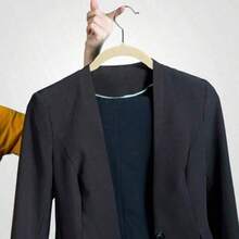 Premium Velvet Hangers,Non-Slip Thin Flocked Felt Hangers, Sturdy Clothes Hangers, Heavy Duty Coat & Suit Hangers, Durable Suit Hangers For Closet Use, Ideal Closet Supplies 1pc - Multicolor - View 3