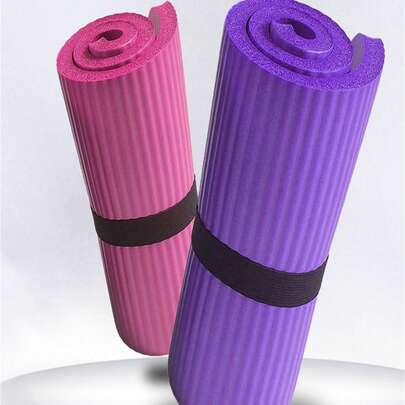 1 pieza Esterilla de rueda abdominal de NBR, Almohadilla de codo de soporte para plancha, Asistente de yoga, Esterilla de yoga de NBR 60*25*1.5