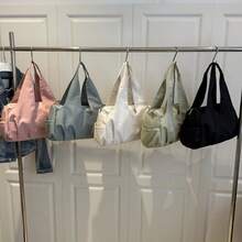 1pc Fashion Waterproof Sports Gym Bag, Large Capacity Wet & Dry Separation Yoga Fitness Bag, Women Lightweight Shoulder Handbag, Crossbody Tote Gym Bag