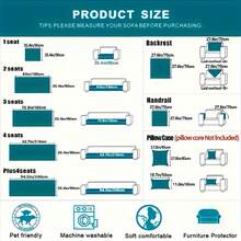 1PC Thick Plush Sofa Cover All-Season Non-Slip Sofa Cushion Slipcover Modern Minimalist Dust-Proof And Washable Cover  Pet-Friendly Protector Fits 1-2-3-4 Seat Sofa  For Room Bedroom Office - Màu xám đen - Xem 2