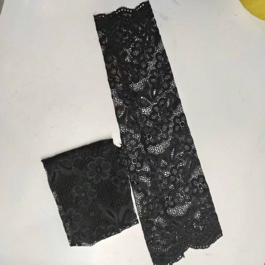 1 双可爱蕾丝女士护臂，防晒时尚，遮盖手臂，防紫外线，适合驾驶