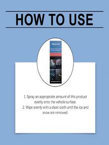 1 pieza/100ml Spray descongelante y desincrustante para automóviles, disuelve rápidamente el hielo y la escarcha en las ventanas del automóvil, mantiene la visión clara y mejora la al conducir en frío extremo, fórmula anticongelante efectiva - Multicolor - Ver 7
