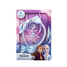 15pcs Disney Hair Accessories Gift Box, Frozen Creative & Exquisite Children's Hair Accessories Toys, Elsa Headband, Hair Ties, Hair Clips, Hair Brush, Mirror Set, Frozen Roleplay Game Props, Perfect Gift For Elsa Girls Birthday & Holidays