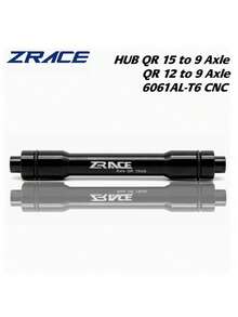 ZRACE 1 Pc Outdoor Sports Bicycle Hub, 12mm HUB Convert To 9mm Axle Adapter / QR 15mm HUB Convert To 9mm Axle Adapter For MTB And ROAD Front HUB QR 15 To 9 Axle - Black - View 7