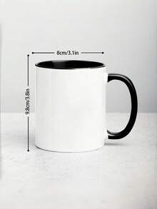 1Pc Letter A-Z Personalized Custom Letter Name Coffee Mug - Design Custom Cup, Ceramic Cup, Novelty Mug, White Tea Cup, Summer And Winter Drinkware, Birthday Gift, Family Party Gift, Holiday Gift Anti-Mold, Reusable Exquisite, Adorable, Modern, Contracted Custom, Personalized, Unique Ideal Gifts Him Her Anniversaries Valentine's Day Mother's Day Birthdays Children's Day,Home & Living,Haunt Your Home,Souvenirs - Multicolor - View 10