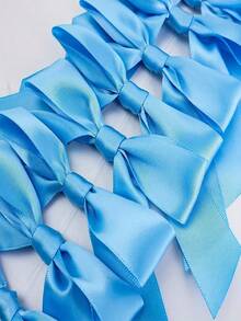 10 chiếc nơ cài cổ ngọc trai thanh lịch dùng trang trí tiệc - Nơ ruy băng polyester màu xanh dương, thích hợp cho đám cưới, sinh nhật, Giáng sinh, Ngày lễ tình nhân - Có thể dùng để trang trí tường, kệ, bàn, đồ dùng trang trí tiệc chủ đề công chúa ba lê, đồ thủ công mỹ nghệ ngày lễ. - Nhiều màu - Xem 4