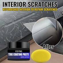 [Repair Kit For Enhanced Shine] Car Interior Scratch Repair Kit - Dashboard & Plastic Restoration Cream For Enhanced Shine - A - View 3