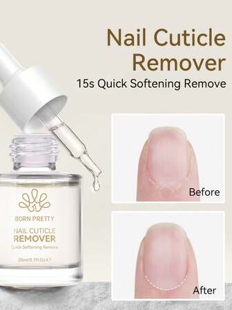  BORN PRETTY 20ml Nail Cuticle Remover Gel Polish 15s Quick Softener Preventative Nail Polish Treatment Manicure Perfect Gift For Women