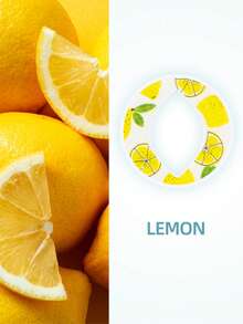 1个椭圆形水果饮料口味胶囊，创意零糖零卡路里口味环，适用于塑料水瓶、运动水杯、运动杯配件 - 彩色 - 查看 16