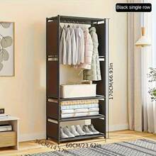 1 Tủ quần áo di động, Tủ quần áo thời trang đa chức năng, Chống bụi, Tủ trưng bày đứng độc lập, Kệ lưu trữ lắp ráp trên sàn, Tủ đựng đồ, Thích hợp cho phòng ngủ, phòng khách, nhà ở, Quà tặng ngày lễ, Quà Giáng sinh, Quà tặng trẻ em - Nhiều màu - Xem 9