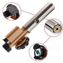 Home Kitchen 1300°C High-Temperature Cooking Torch, 4 Optional Gas Flame Torches, Gas Welding Torch For Baking And Grilling (For Singeing Steak, Caramel Pudding, And Other Ingredients). - Yellow - View 4